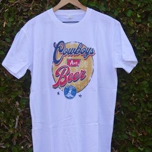 Cowboys and Beer T shirt